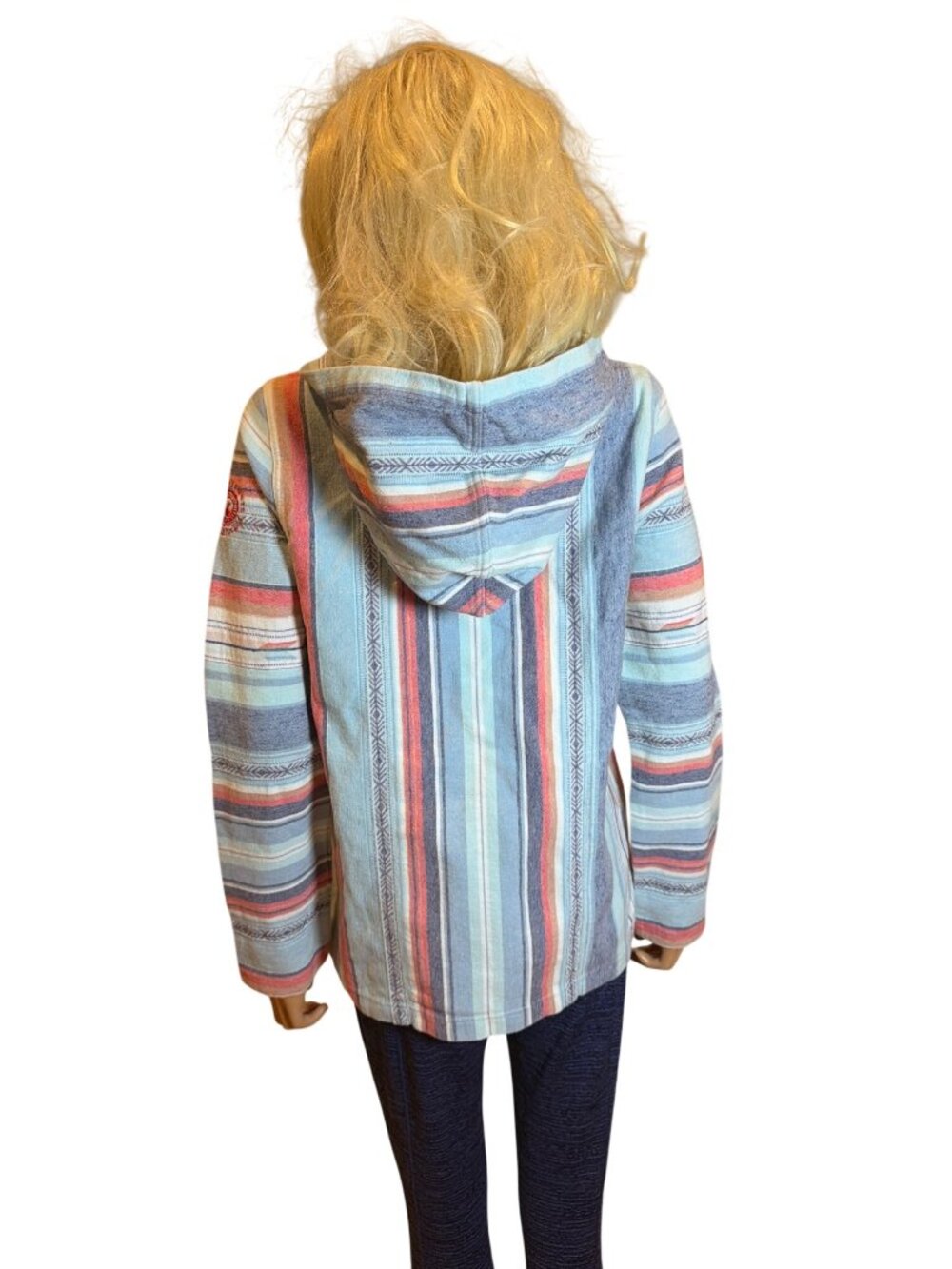NWT Faherty Baja Hoodie Small Organic Cisco Brewers Nantucket Logo Striped $158 - Picture 8 of 17